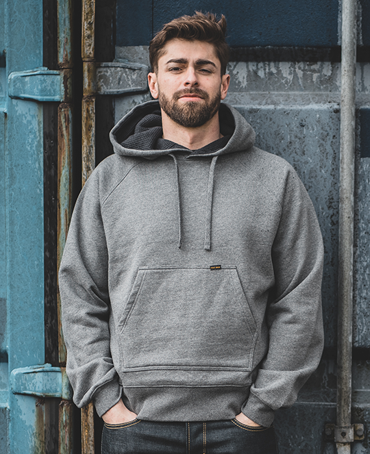 Pike Brothers 1965 PT Hoody grey melange Online