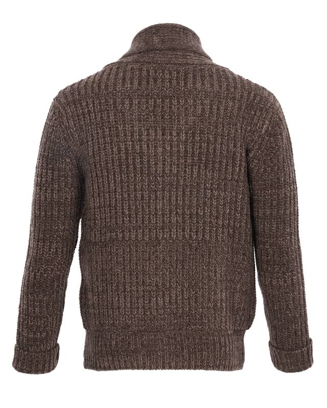 Pike Brothers 1923 Buccaneer Cardigan brown melange