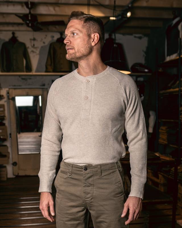 Pike Brothers 1936 Waffle Shirt natural