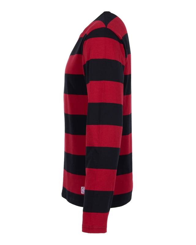 Pike Brothers 1964 Long Sleeve Alcatraz red im Angebot