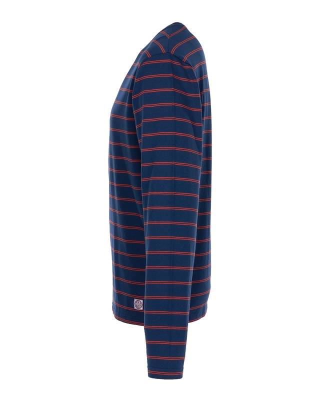 Pike Brothers 1964 Long Sleeve Torrence blue Fabrikverkauf