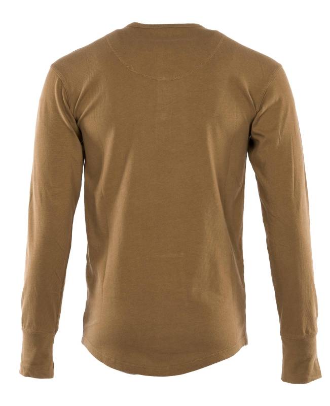 Pike Brothers 1927 Henley Shirt long sleeve Mojave brown Angebote