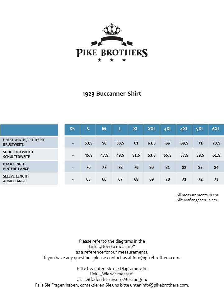 Pike Brothers 1923 Buccanoy Shirt white blue linen Blitzverkäufe