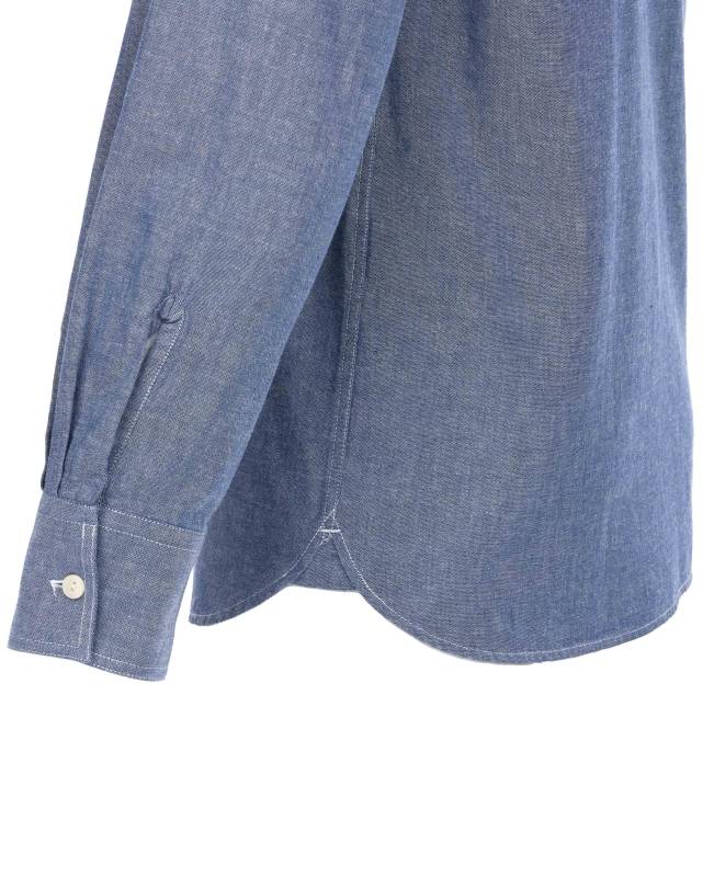 Pike Brothers 1937 Roamer Shirt blue chambray Kostenloser Versand
