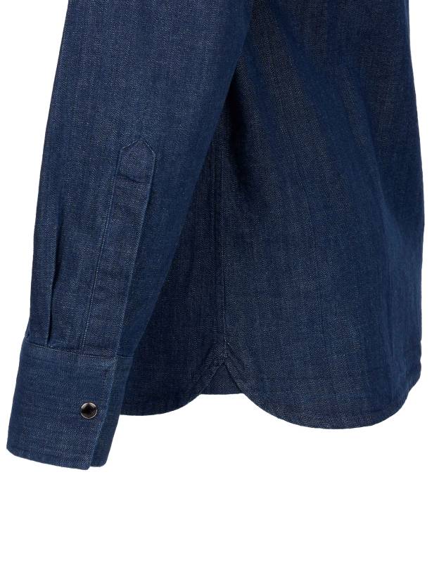 Pike Brothers 1952 Rider Shirt 8oz indigo Auslauf