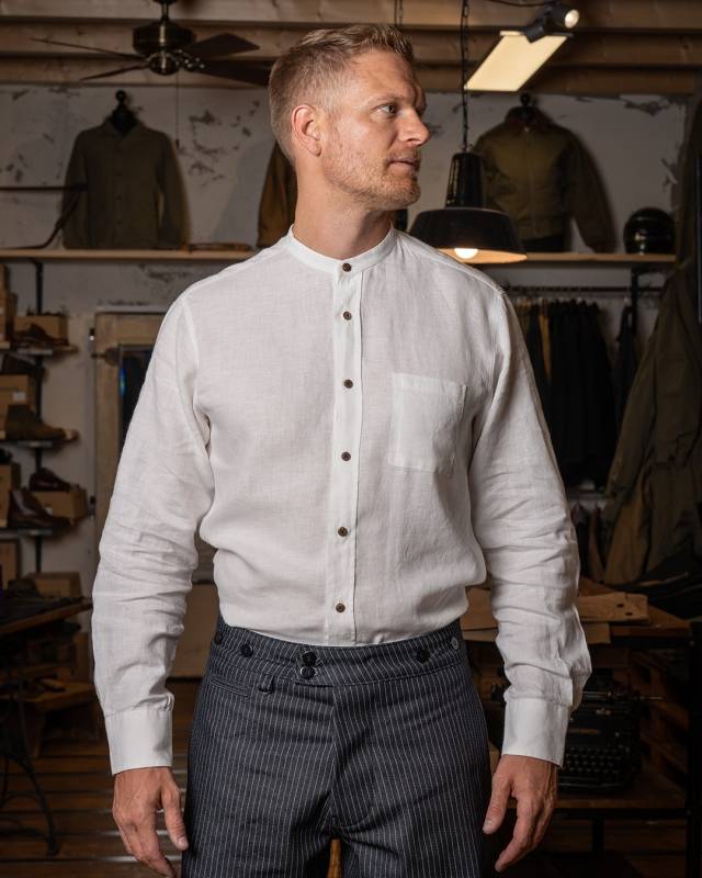 Pike Brothers 1923 Buccanoy Shirt linen ecru Meist gekauft