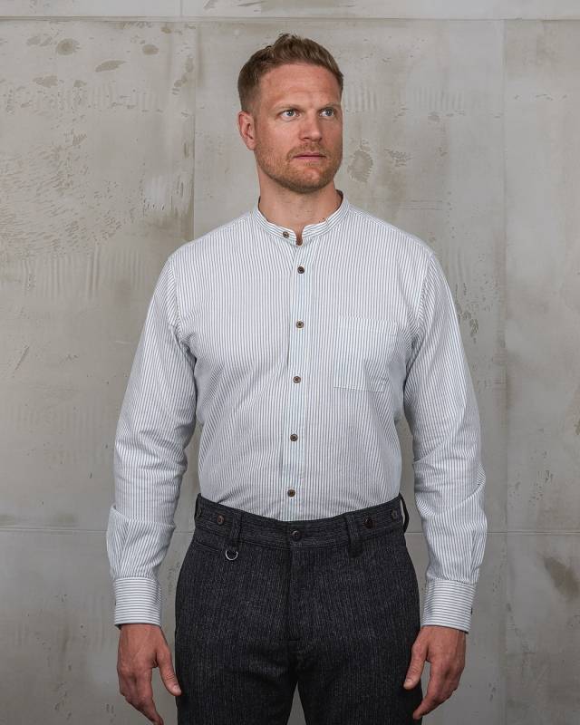 Pike Brothers 1923 Buccanoy Shirt Beaumont white Exklusive Angebote