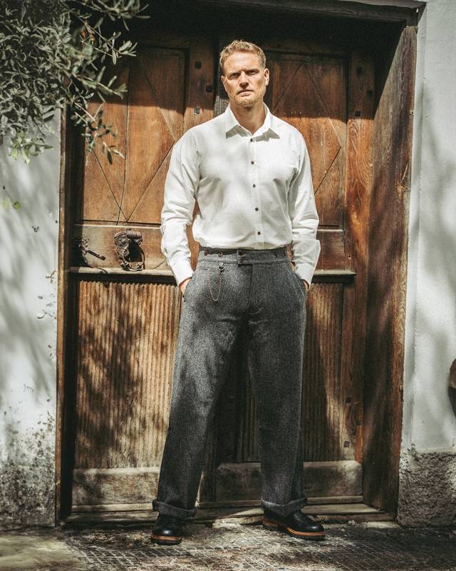Pike Brothers 1954 Oxford Shirt white chambray Blitzverkäufe