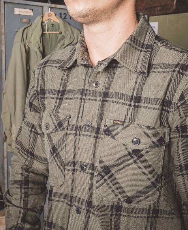 Pike Brothers 1943 CPO Shirt Kena green Meist gekauft