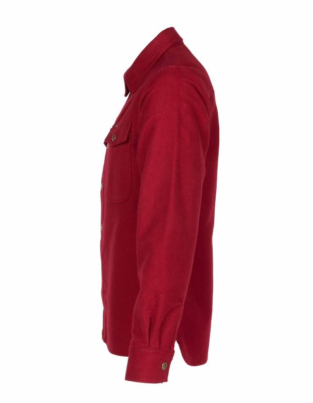 Pike Brothers 1943 CPO Shirt Moleskin dark red