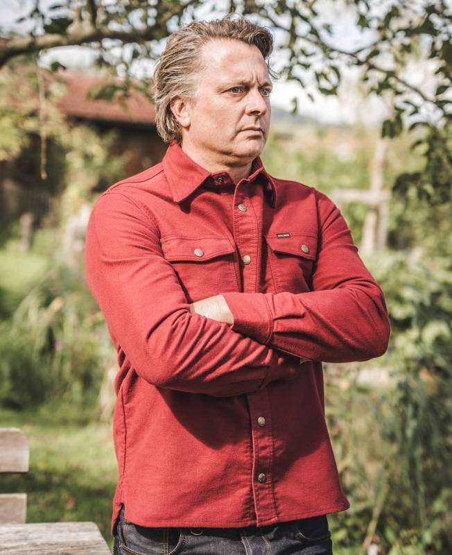 Pike Brothers 1943 CPO Shirt Moleskin dark red Blitzverkäufe