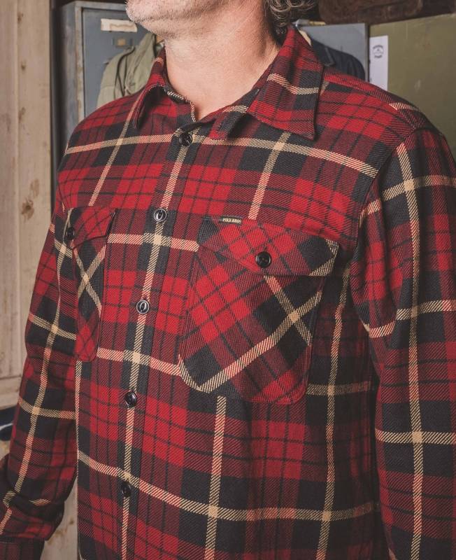 Pike Brothers 1943 CPO Shirt Halifax red Verkauf