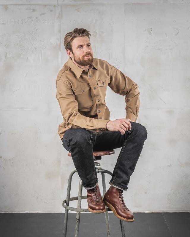 Pike Brothers 1967 CPO Shirt waxed khaki Online