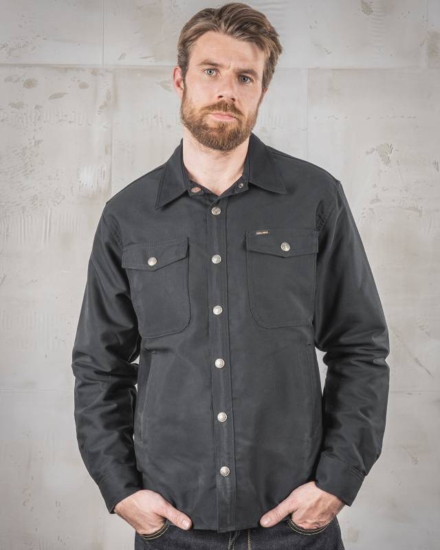 Pike Brothers 1967 CPO Shirt waxed navy Super Rabatt