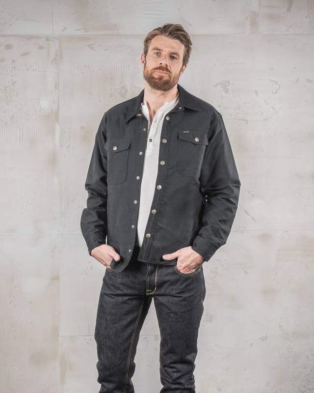 Pike Brothers 1967 CPO Shirt waxed navy Super Rabatt