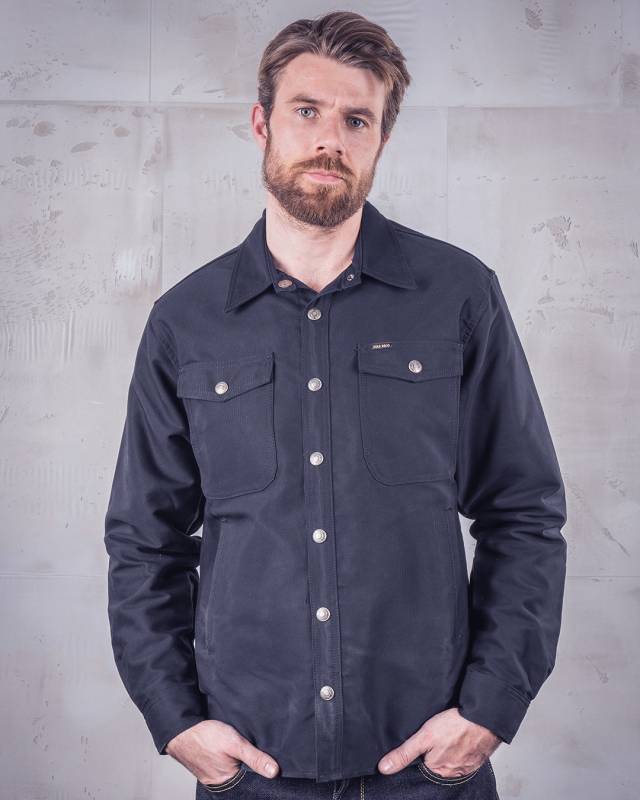 Pike Brothers 1967 CPO Shirt waxed blue Angebote