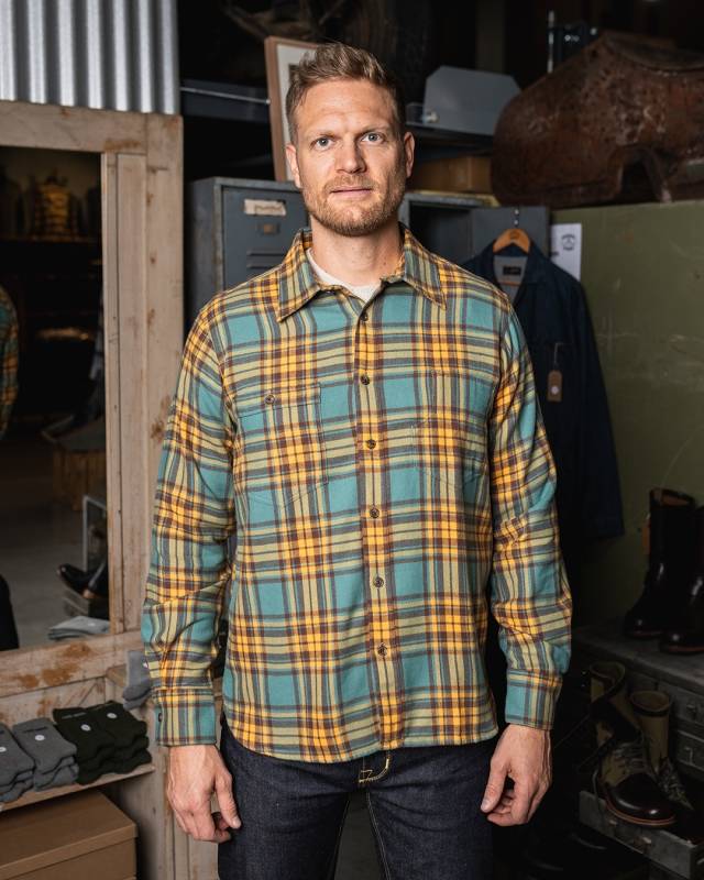 Pike Brothers 1937 Roamer Shirt Alaska Green Schlussverkauf
