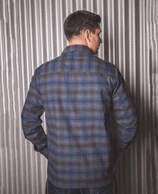 Pike Brothers 1943 CPO Shirt Tijuana blue Fabrikverkauf