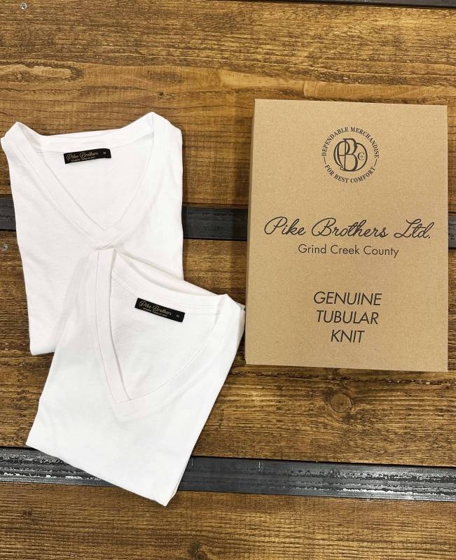 Pike Brothers 1965 V-Neck Set white Günstiger Verkauf