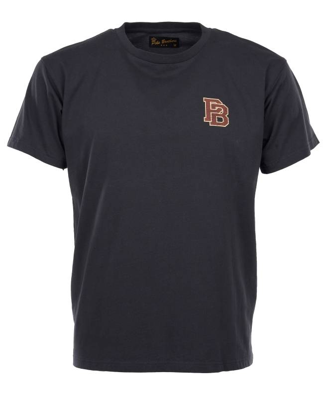 Pike Brothers 1969 Sports Tee Red Castle Logo Print Fabrikverkauf