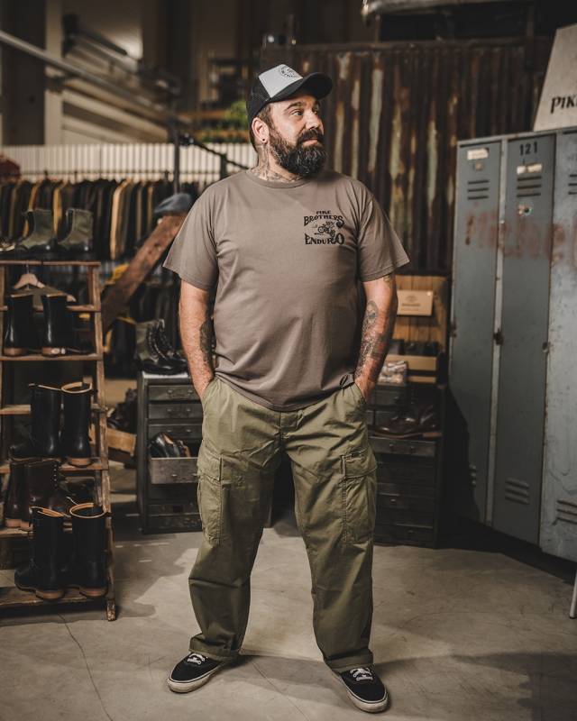 Pike Brothers 1969 Sports Tee Enduro grey Verkauf