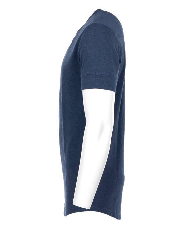 Pike Brothers 1927 Henley Shirt short sleeve indigo melange Blitzverkäufe
