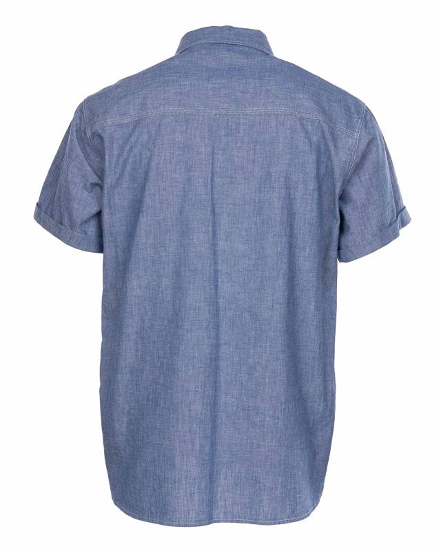 Pike Brothers 1937 Roamer Shirt Short sleeve blue chambray Hotsell