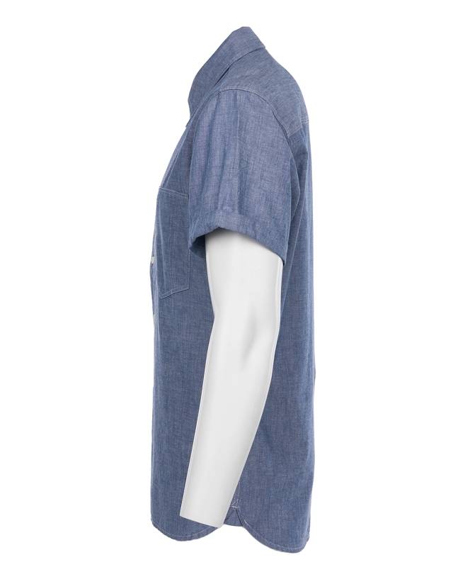 Pike Brothers 1937 Roamer Shirt Short sleeve blue chambray Hotsell
