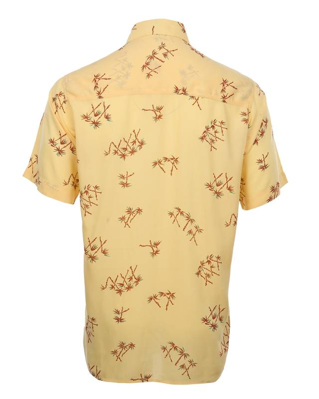 Pike Brothers 1937 Roamer Shirt short sleeve Bamboo yellow Auslauf