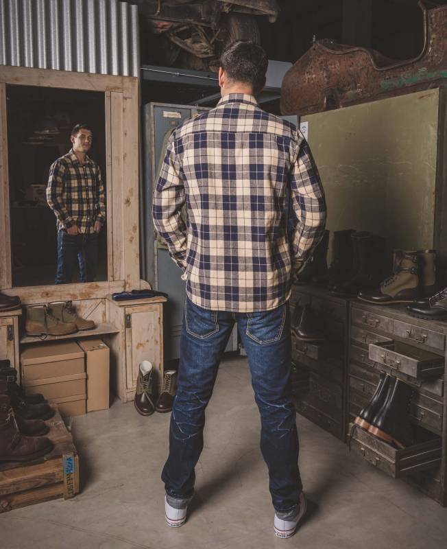 Pike Brothers 1937 Roamer Shirt blue flannel Hotsell