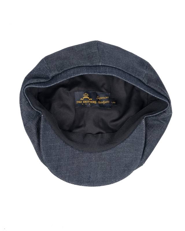 Pike Brothers 1928 Newsboy Cap 15oz indigo Online