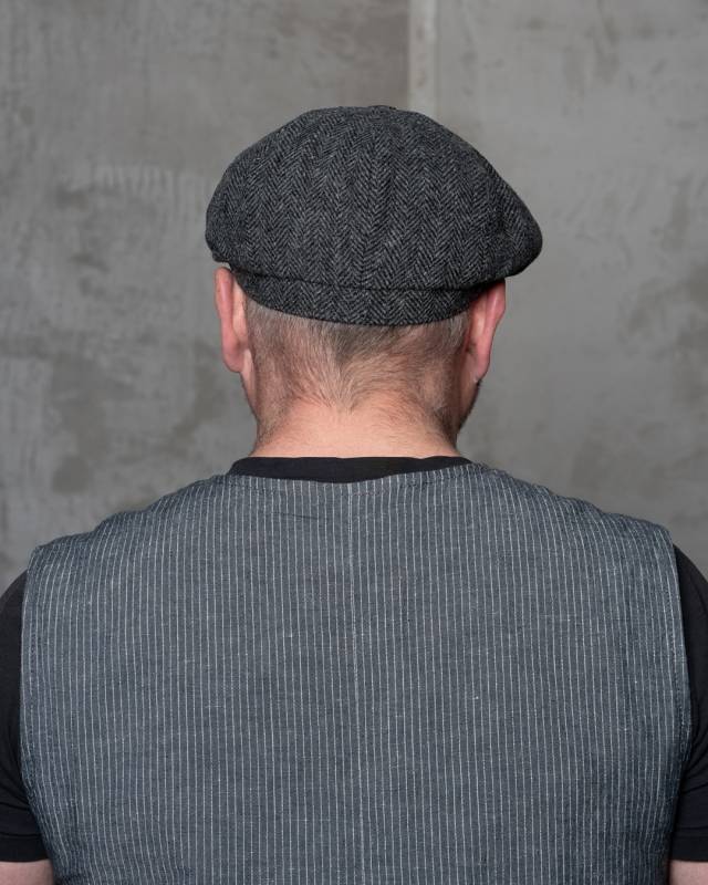 Pike Brothers 1928 Newsboy Cap Dundee grey Auslauf