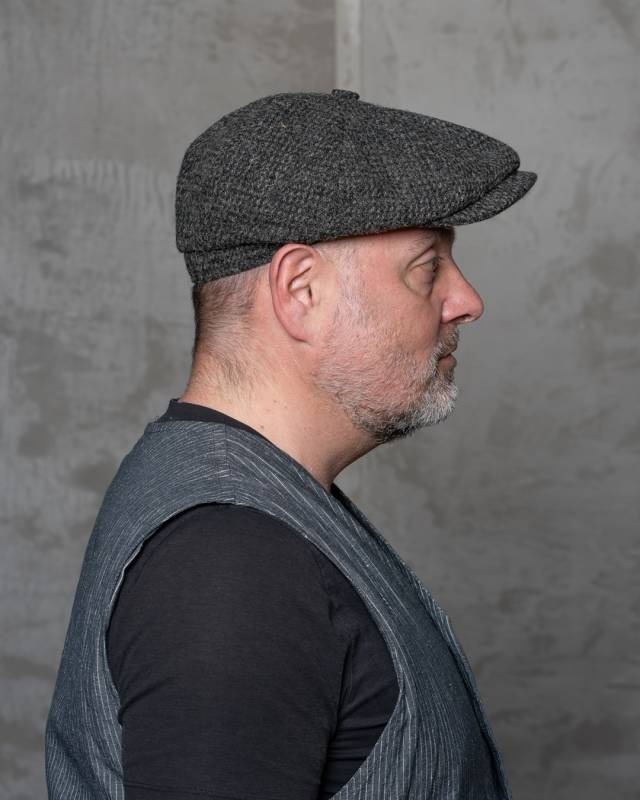 Pike Brothers 1928 Newsboy Cap Belby grey Schlussverkauf