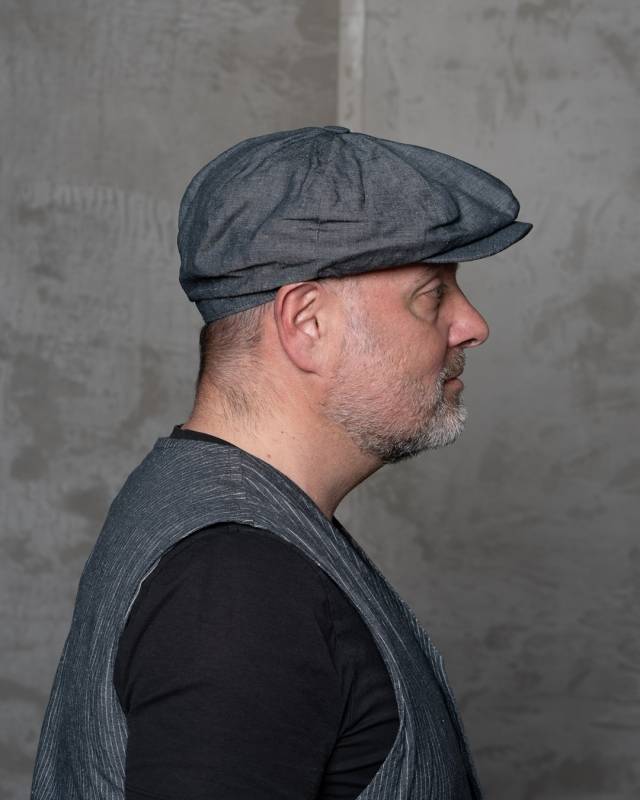Pike Brothers 1928 Newsboy Cap smoke grey Günstiger Verkauf