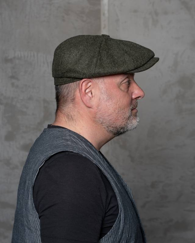 Pike Brothers 1928 Newsboy Cap Dewar green Fabrikverkauf