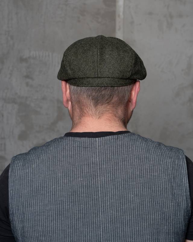 Pike Brothers 1928 Newsboy Cap Dewar green Fabrikverkauf