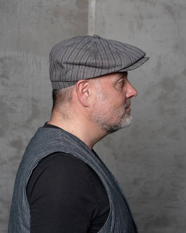 Pike Brothers 1928 Newsboy Cap Swedish Stripes Verkauf