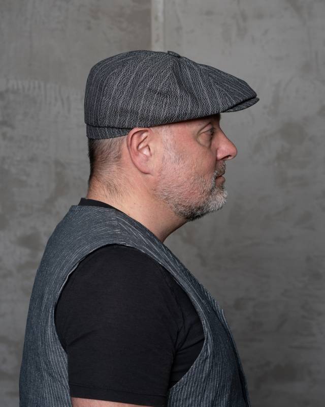 Pike Brothers 1928 Newsboy Cap Hacksaw grey Schlussverkauf