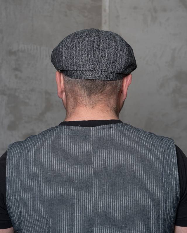 Pike Brothers 1928 Newsboy Cap Hacksaw grey Schlussverkauf