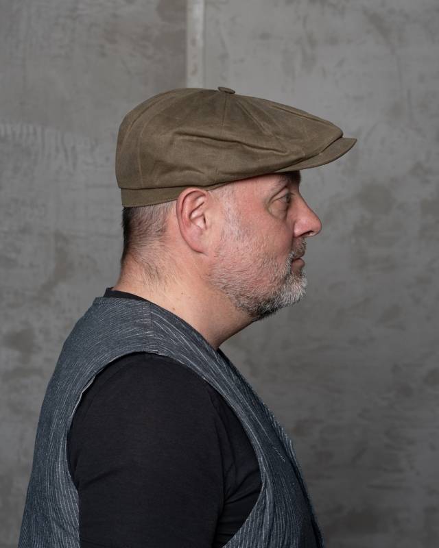 Pike Brothers 1928 Newsboy Cap Lundo olive Günstiger Verkauf
