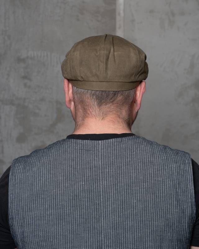 Pike Brothers 1928 Newsboy Cap Lundo olive Günstiger Verkauf