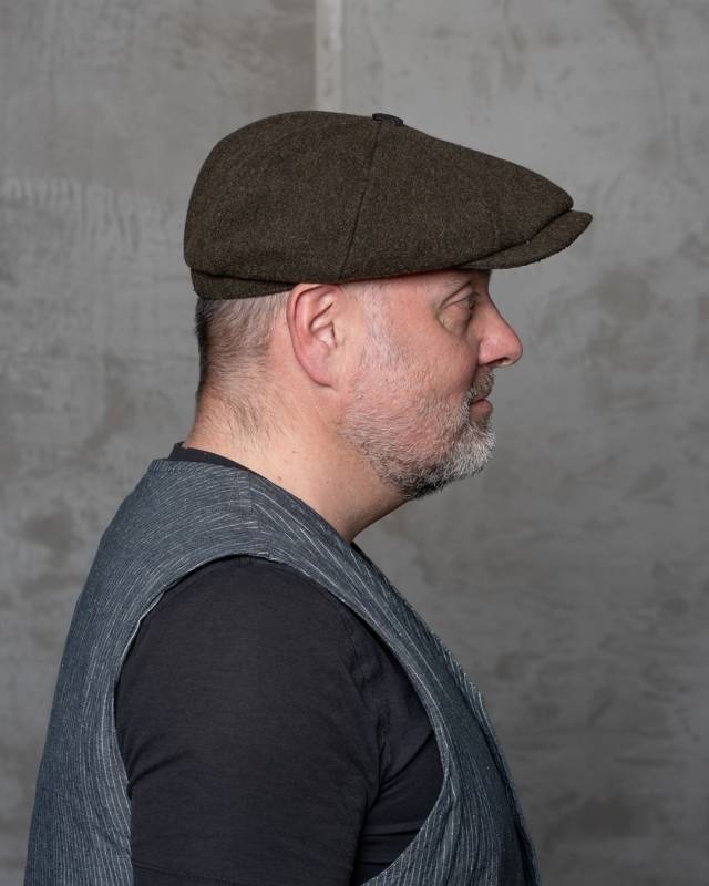 Pike Brothers 1928 Newsboy Cap Murdow green Fabrikverkauf