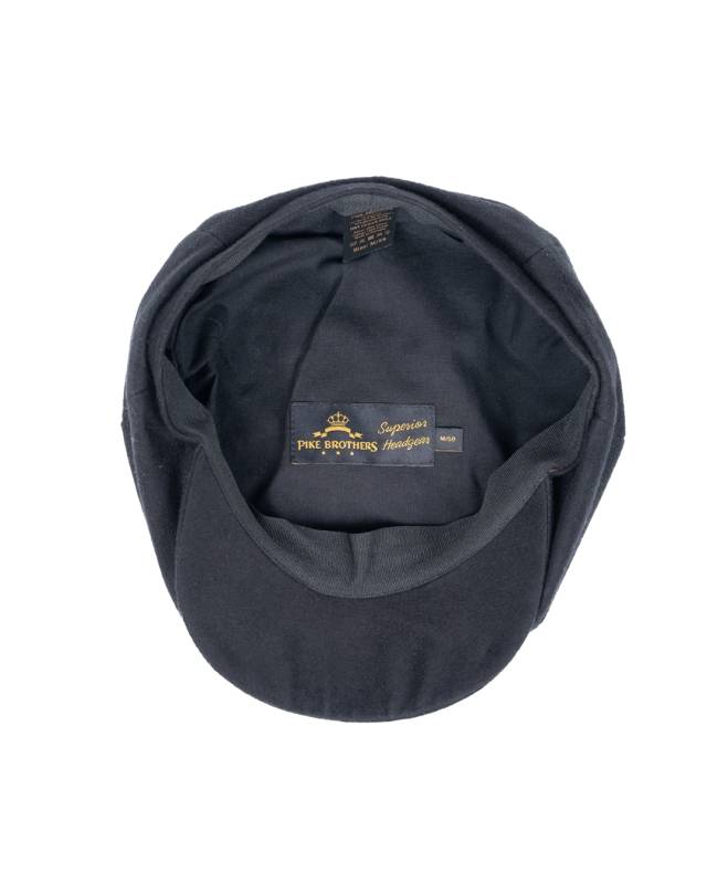 Pike Brothers 1928 Newsboy Cap Moleskin sulphur black Verkauf