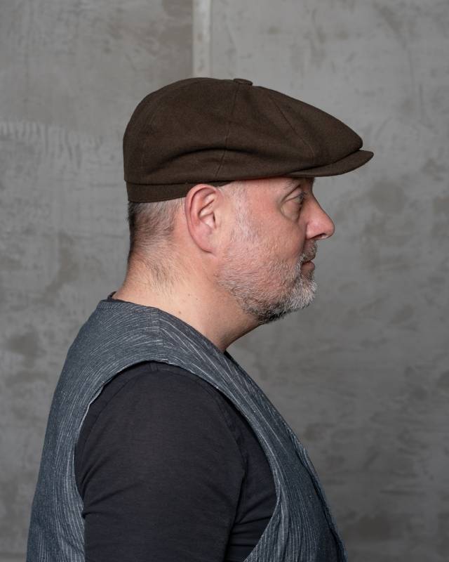 Pike Brothers 1928 Newsboy Cap Moleskin soil brown Hotsell