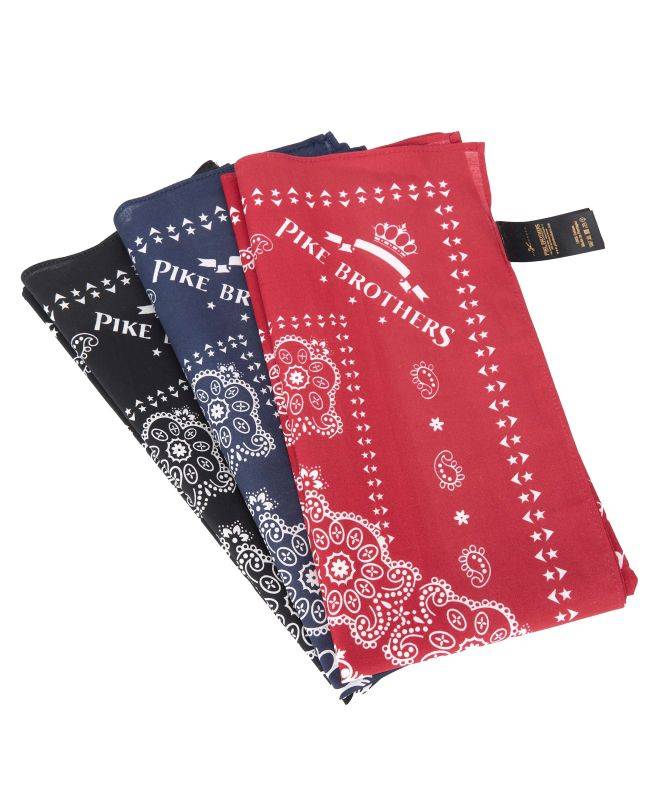 Pike Brothers 1947 Logo Bandana red