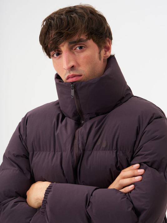 Pinqponq Puffer Jacket - Midnight Plum (Unisex) Outlet