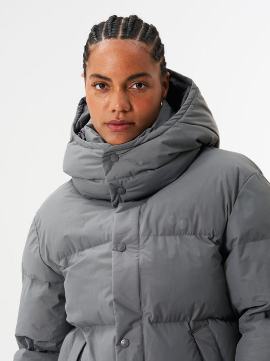 Pinqponq Puffy Parka - Storm Grey (Female) Verkauf