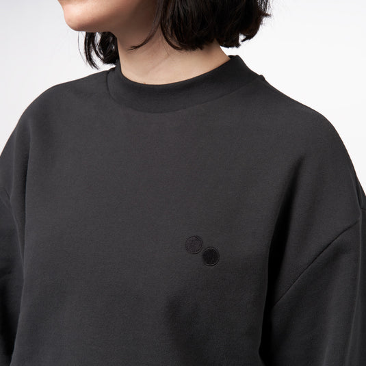 Pinqponq Sweatshirt - Peat Black (Unisex) Günstiger Verkauf