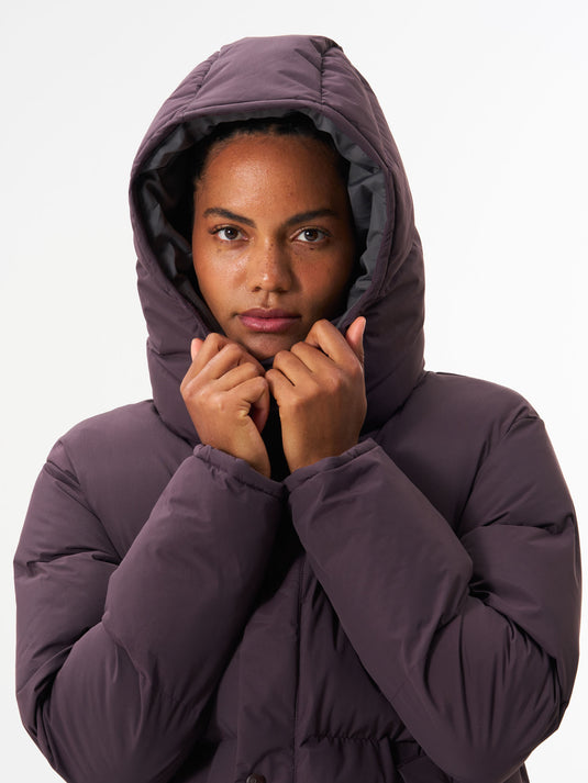 Pinqponq Puffy Parka - Midnight Plum (Female) Günstig kaufen