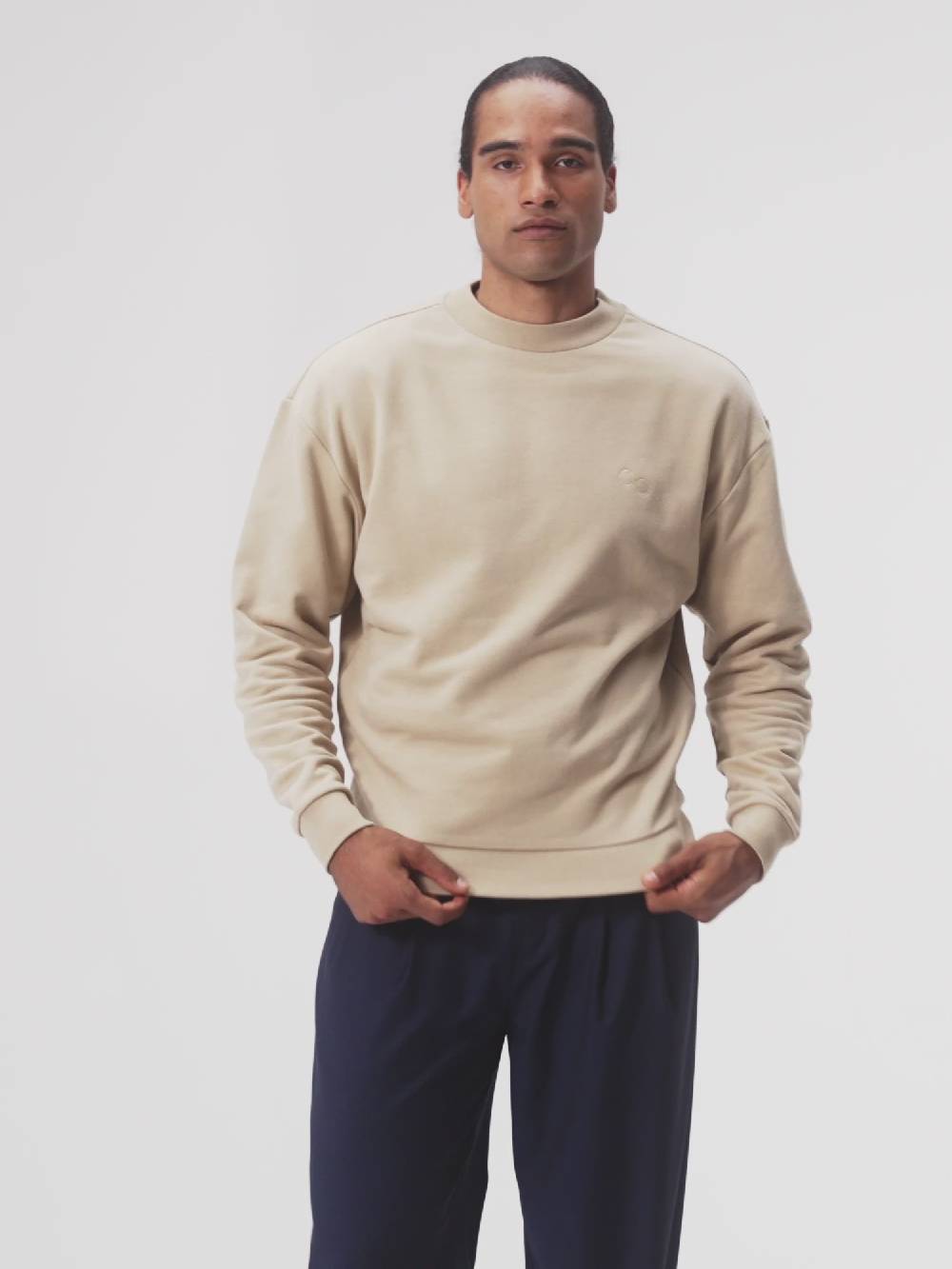 Pinqponq Sweatshirt - Caramel Khaki (Unisex) Auslauf